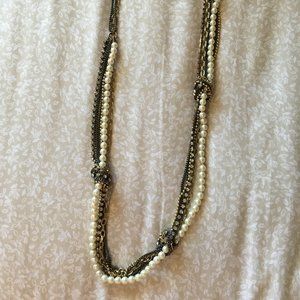 J Crew mixed media necklace